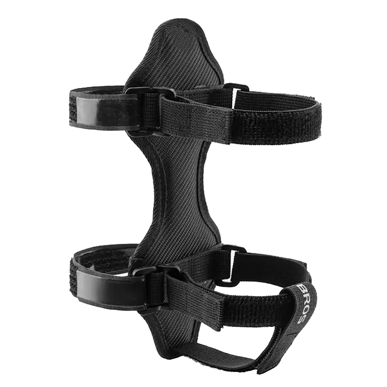 Suport pentru bicicletă cu benzi Velcro pentru fixarea pe ghidon a unui difuzor, a unei sticle de apă etc. - negru 10