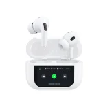 Căști intraauriculare U19 TWS fără fir Bluetooth 5.3 cu afișaj LED - Alb