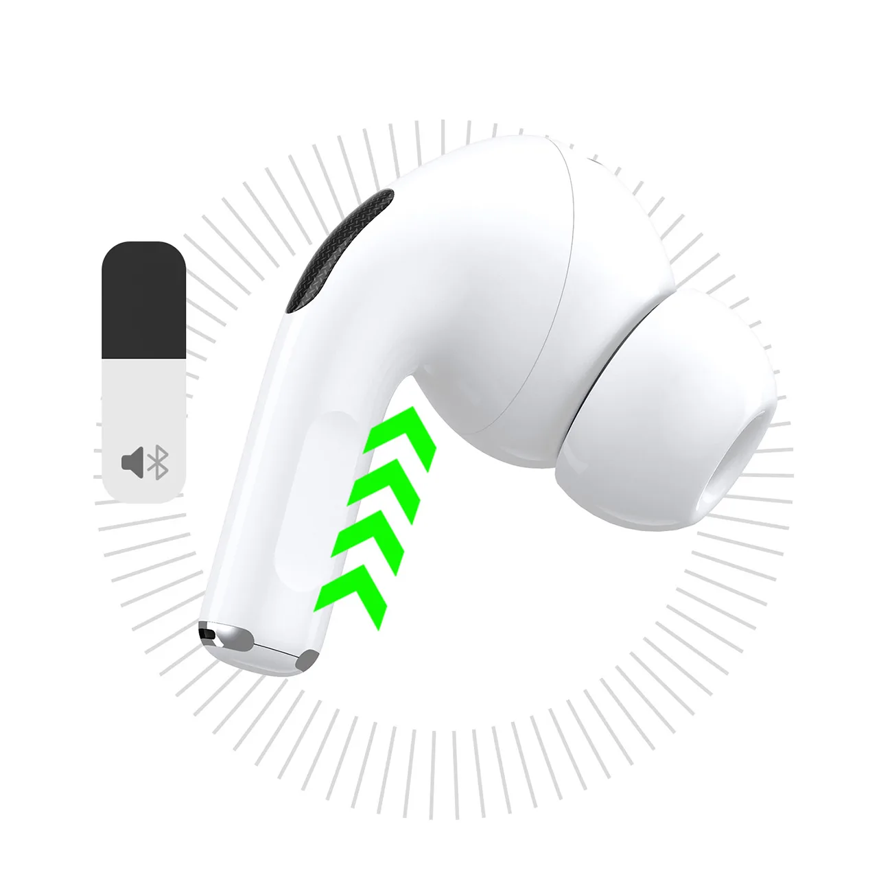 U19 In-Ear TWS Wireless Bluetooth 5.3 Earbuds with LED Display - White 4