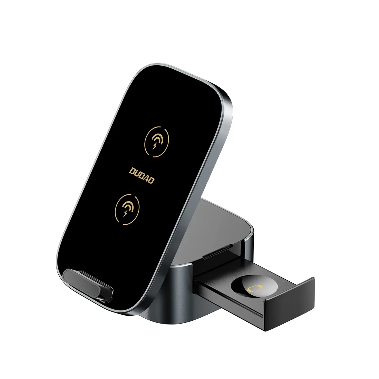 3 az 1-ben A11Pro+ 15 W-os induktív töltő telefonhoz, okosórához és fülhallgatóhoz – fekete 3 az 1-ben A11Pro+ 15 W-os induktív töltő telefonhoz, okosórához és fülhallgatóhoz – fekete
