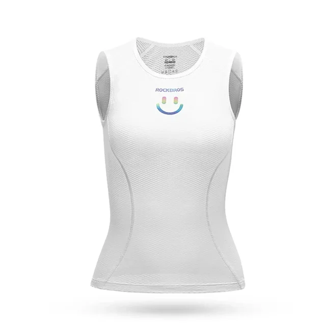 Női 3D szövetből készült, gyorsan száradó kerékpáros mellény XL / XXL - fehér