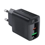 Ładowarka sieciowa A78 GaN USB-A USB-C PD 20W - czarna 3