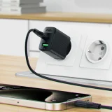 Ładowarka sieciowa A78 GaN USB-A USB-C PD 20W - czarna 6