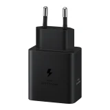 Nástenná nabíjačka Samsung 45 W 4,05 A s 1x portom USB-C + kábel – čierna