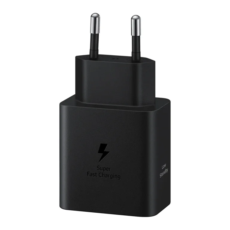 Samsung 45 W-os, 4,05 A-es fali töltő 1 db USB-C porttal + kábel – fekete