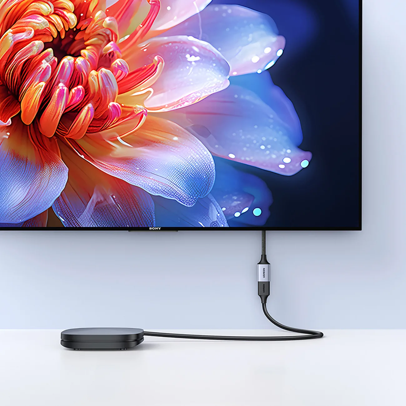 HDMI produžni kabel (muški) / HDMI (ženski) 8K, 15 cm - sivi 3