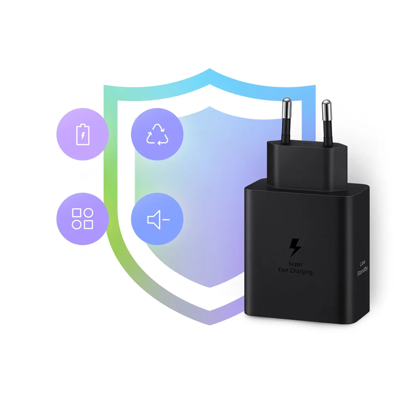 Ładowarka sieciowa Samsung Power Adapter Duo 2x USB-C 50W - czarna 8