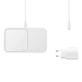 Samsung Wireless Charger Duo 15-W-Induktionsladegerät + Netzteil und Kabel – Weiß 6