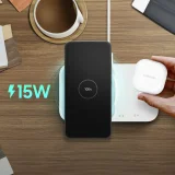Samsung Wireless Charger Duo 15-W-Induktionsladegerät + Netzteil und Kabel – Weiß 8