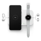 Samsung Wireless Charger Duo 15-W-Induktionsladegerät + Netzteil und Kabel – Weiß 9
