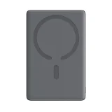 5000 mAh-s USB-C 20 W PD powerbank 15 W-os vezeték nélküli töltéssel – szürke 4