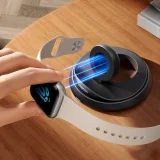 Sklopivi bežični punjač za Apple Watch - crni 10