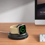 Sklopivi bežični punjač za Apple Watch - crni 11