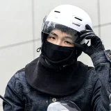 Szélálló, vízálló polár szabadtéri balaclava - fekete 11
