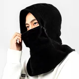 Szélálló, vízálló polár szabadtéri balaclava - fekete 3