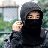 Szélálló, vízálló polár szabadtéri balaclava - fekete 8