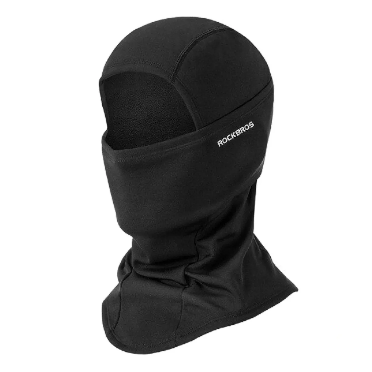 Szigetelt, lélegző sport balaclava - fekete