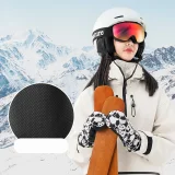 Dječje skijaške rukavice bez prstiju Panda Heat, veličina S - crna/bijela 10