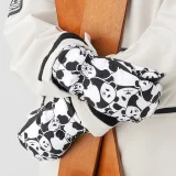 Dječje skijaške rukavice bez prstiju Panda Heat, veličina S - crna/bijela 6