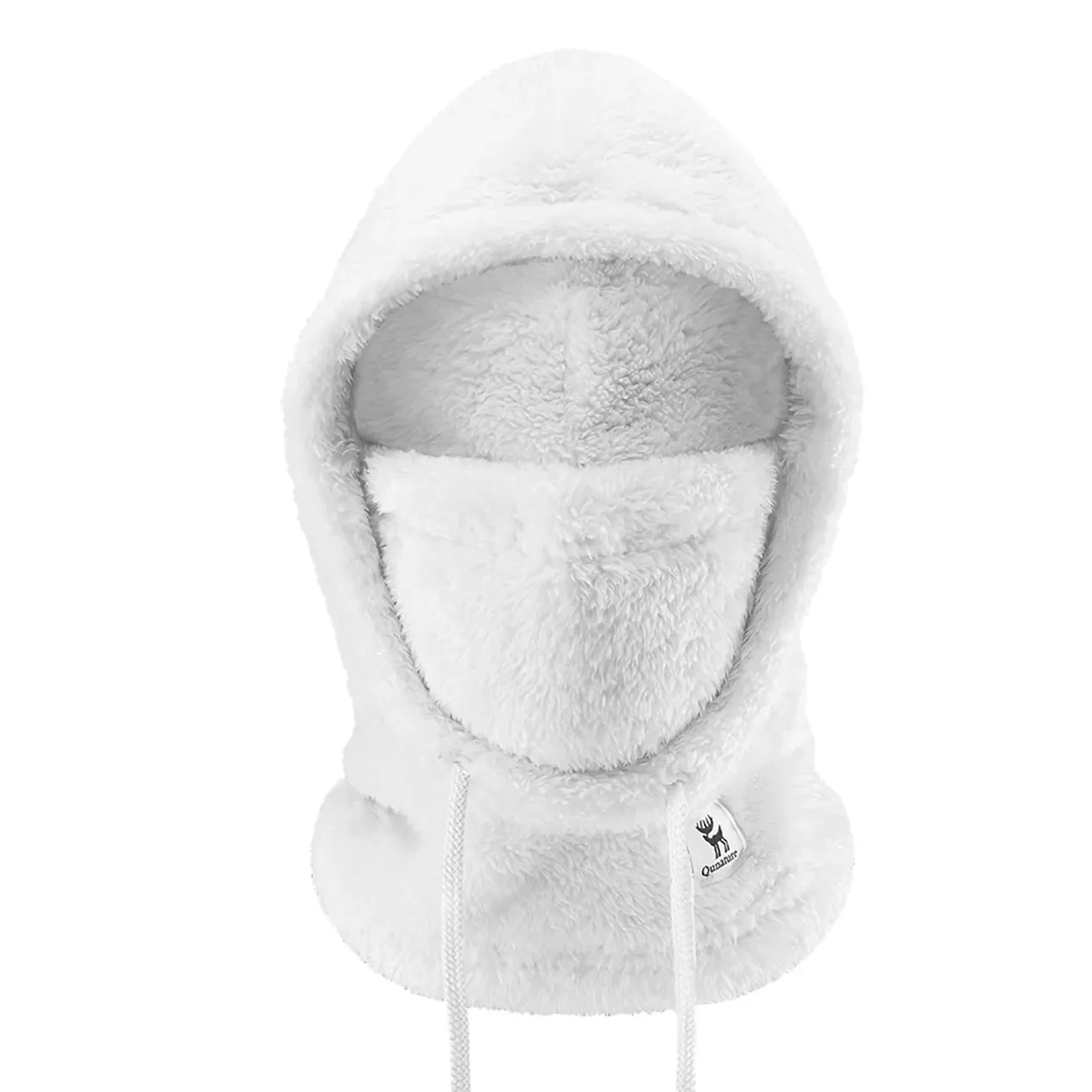 Meleg Arctic Velvet téli síbalaclava, L méret - fehér