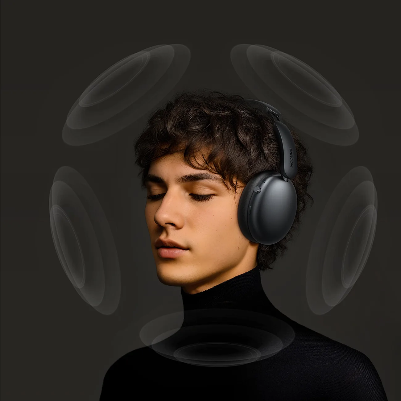 Słuchawki bezprzewodowe J-Head Series JR-JH1 z ANC Bluetooth - czarne 11