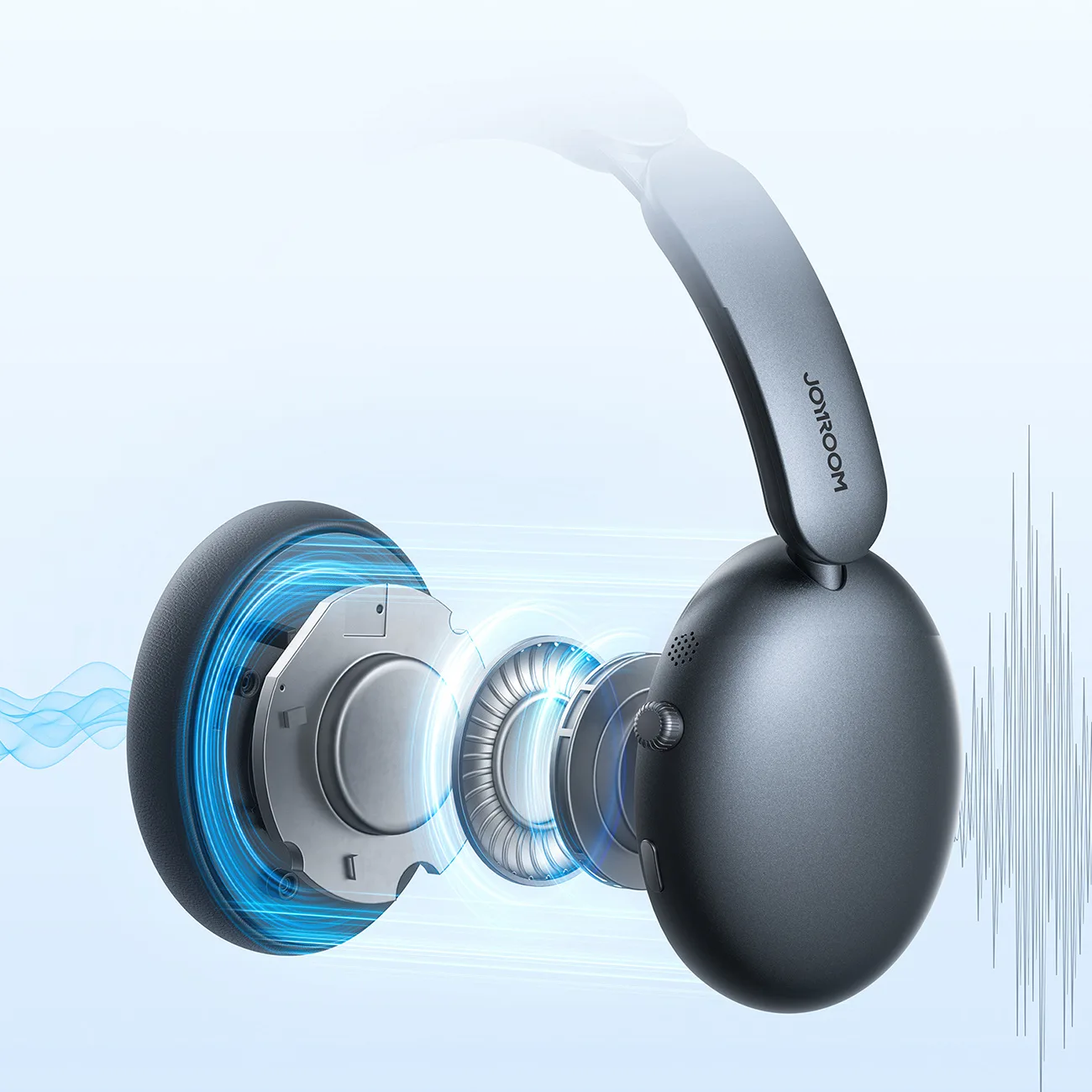 Słuchawki bezprzewodowe J-Head Series JR-JH1 z ANC Bluetooth - czarne 8