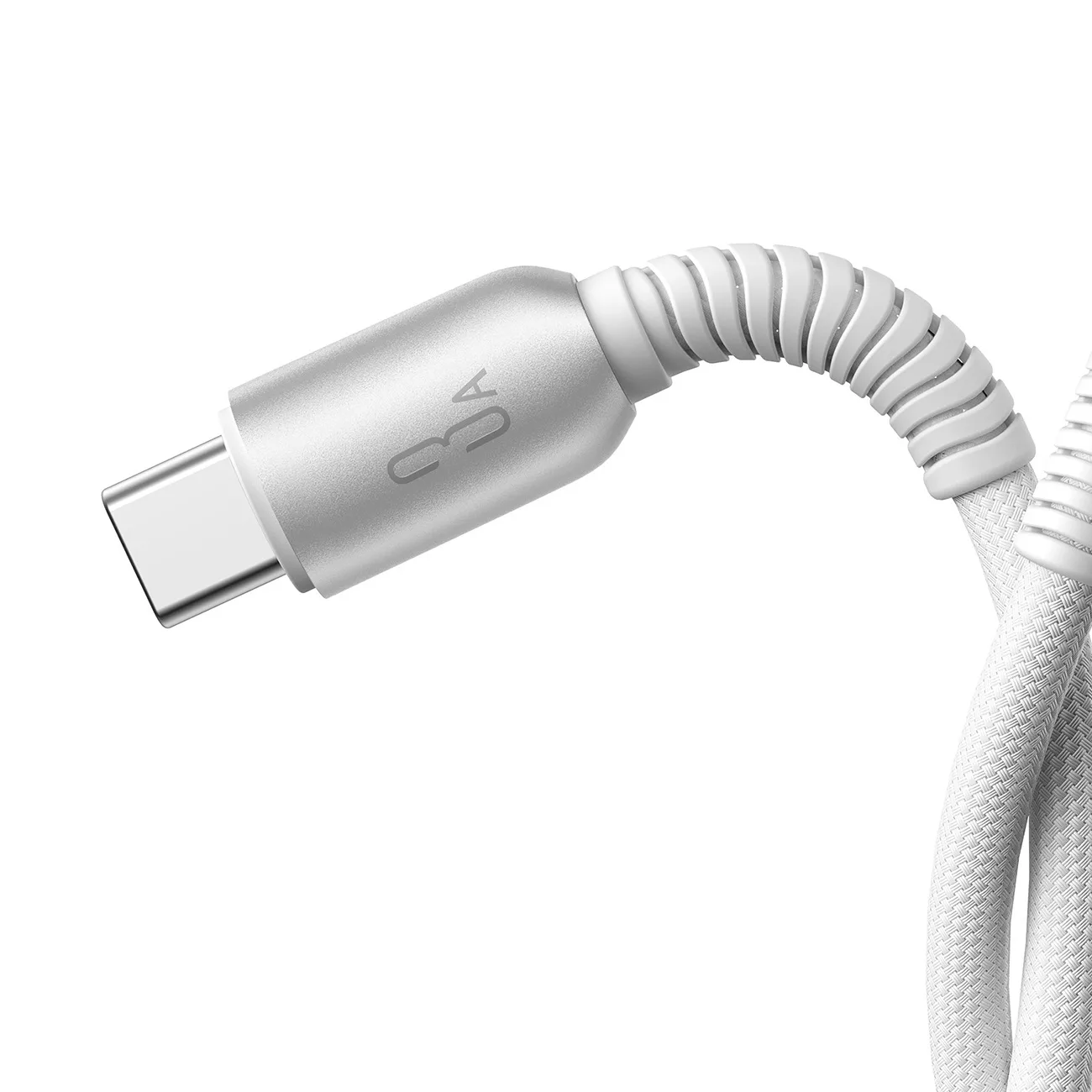 Cablu USB-A la USB-C din seria Cutting-Edge 3A, 1,2 m, gri 5
