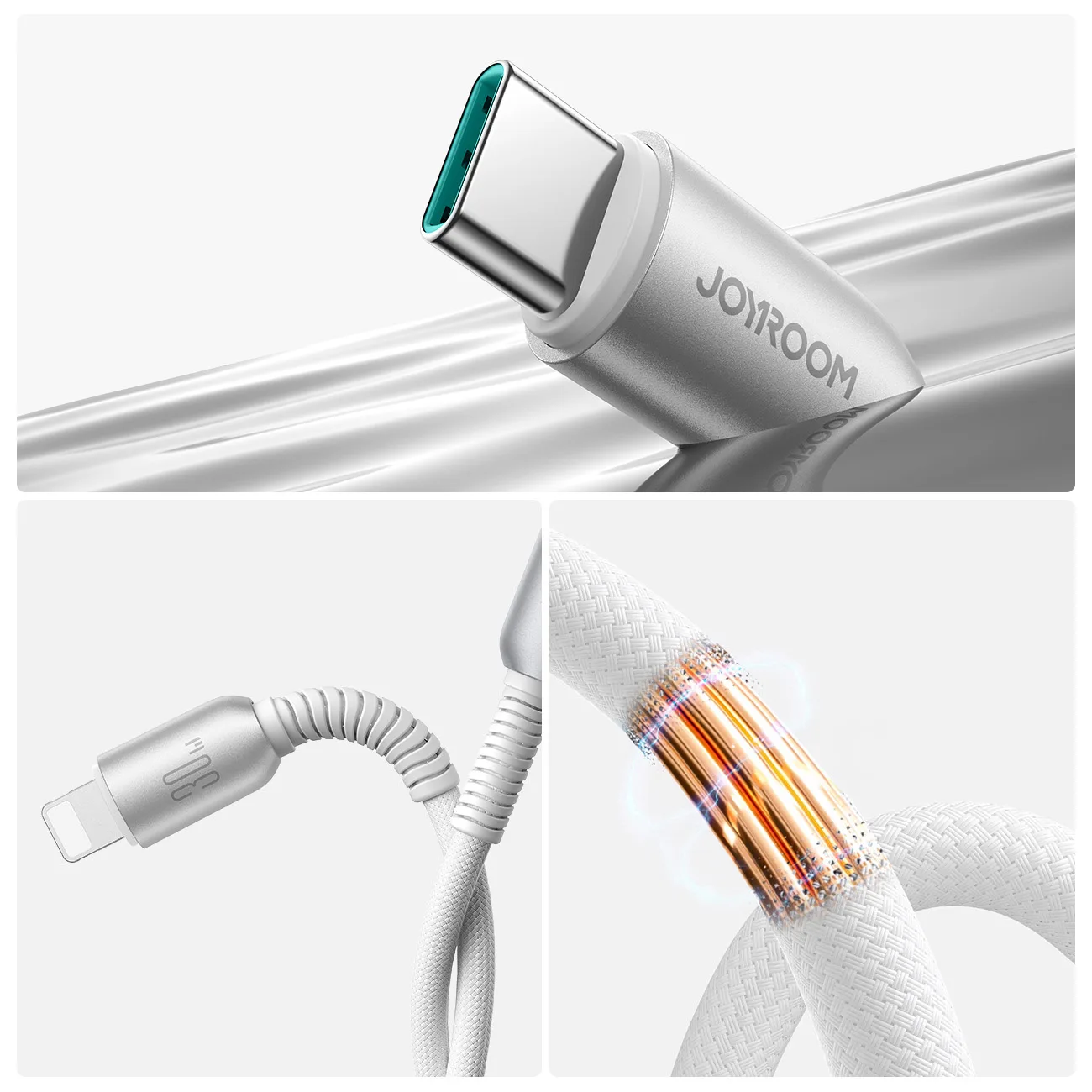 Cutting-Edge Series 30W USB-C to iPhone Lightning Cable, 1.2m, Gray 11