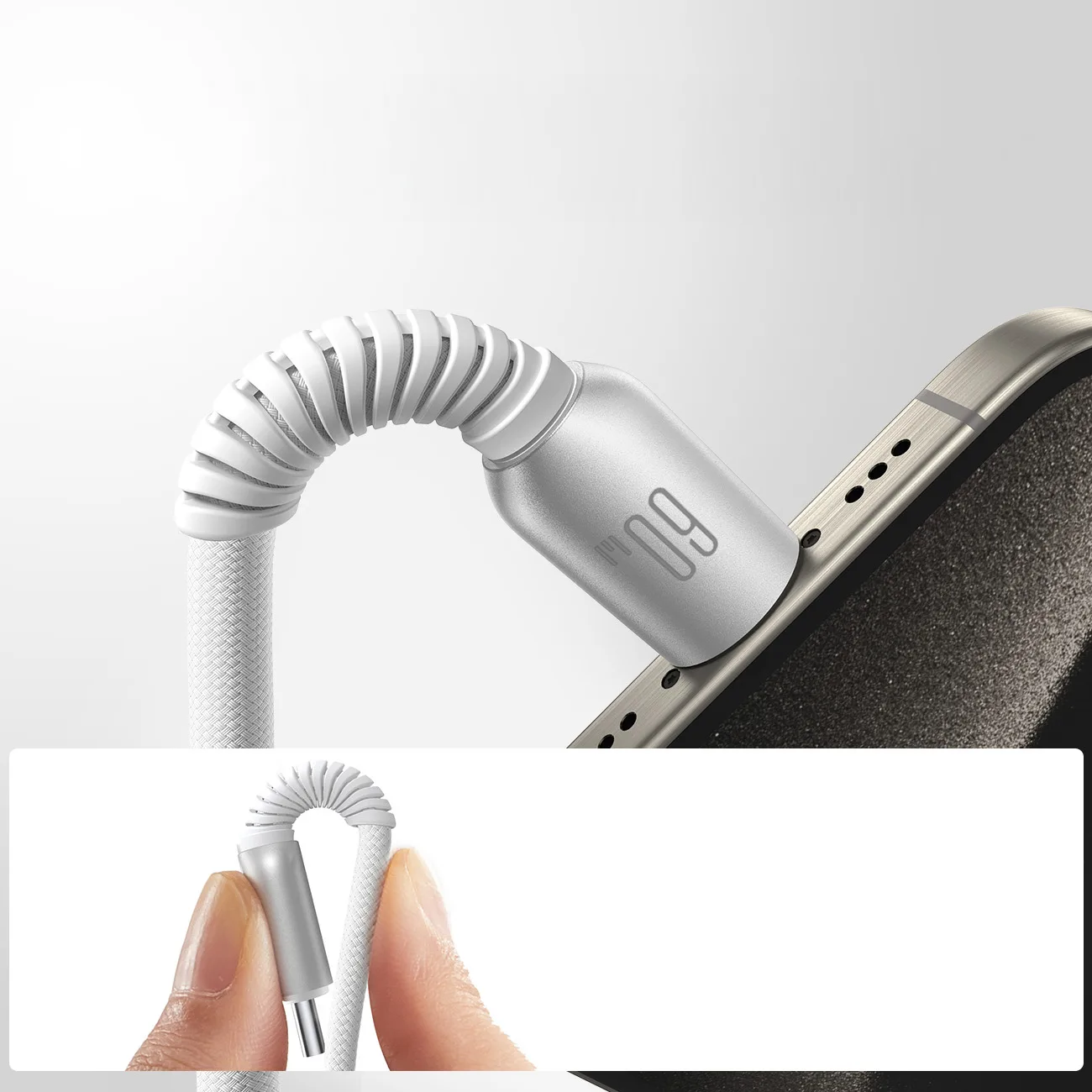 Cutting-Edge Series 60W USB-C to USB-C Cable, 1.2m, Gray 8
