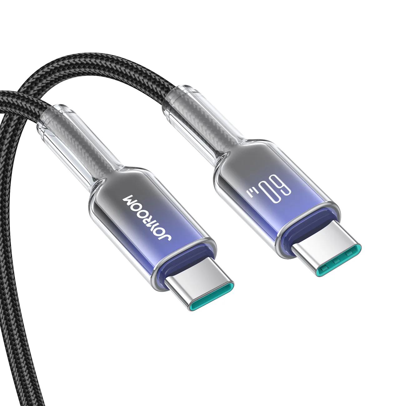 Crystal-Clear Series 60W USB-C to USB-C Cable, 1.2m, Black 7