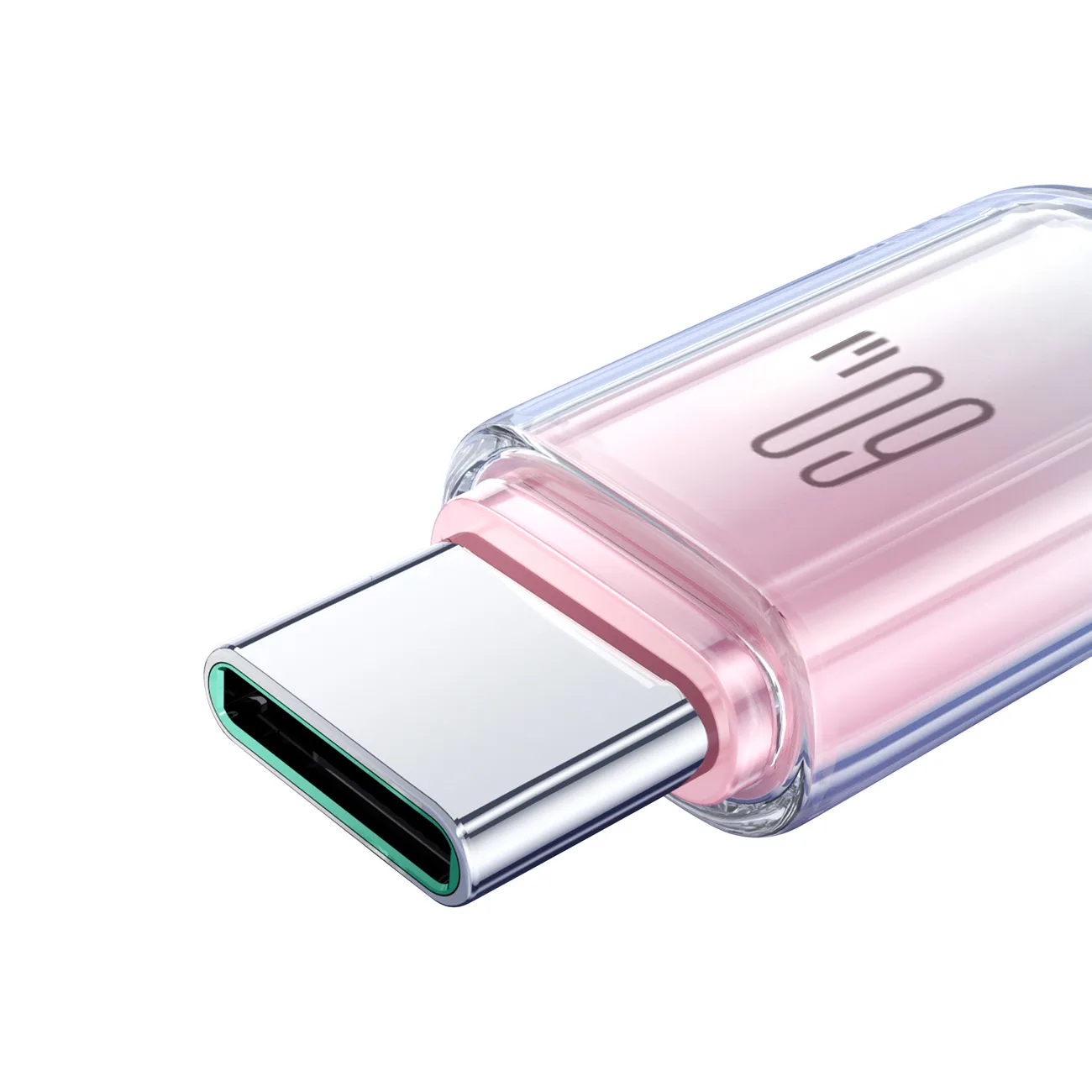 Crystal-Clear Series 60W USB-C to USB-C Cable, 1.2m, White 6