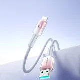 Crystal-Clear Series 3A USB-A na iPhone Lightning kabel, 1,2 m, bijeli 10