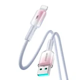 Crystal-Clear Series 3A USB-A na iPhone Lightning kabel, 1,2 m, bijeli 3