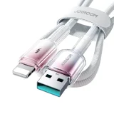 Crystal-Clear Series 3A USB-A na iPhone Lightning kabel, 1,2 m, bijeli 5