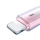 Crystal-Clear Series 3A USB-A na iPhone Lightning kabel, 1,2 m, bijeli 6