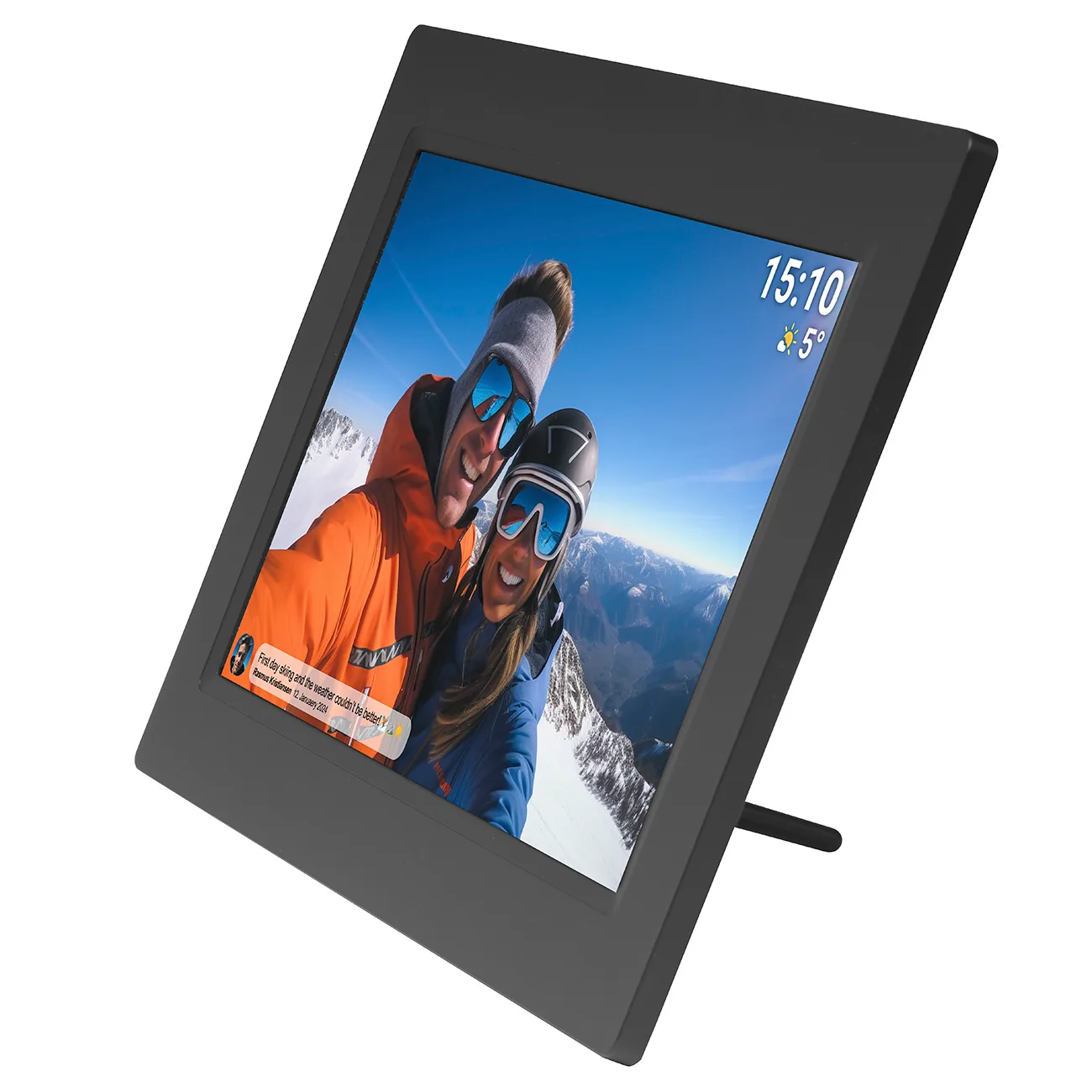Rama foto digitală Frameo PFF-1015B de 10,1'' cu microSD de 16 GB - Negru 4