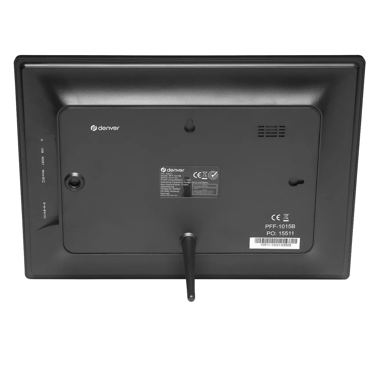 Rama foto digitală Frameo PFF-1015B de 10,1'' cu microSD de 16 GB - Negru 6