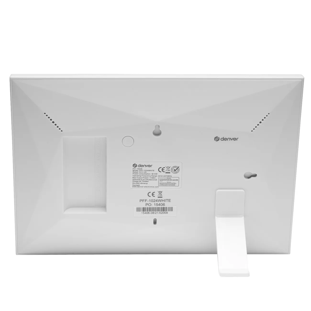 Rama foto digitală Frameo PFF-1024W de 10,1'' cu 16 GB microSD și WiFi - Alb 6