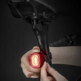 Rotes LED-Rücklicht für Fahrräder mit USB-C-Bremssystem – schwarz 3
