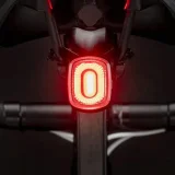 Rotes LED-Rücklicht für Fahrräder mit USB-C-Bremssystem – schwarz 5