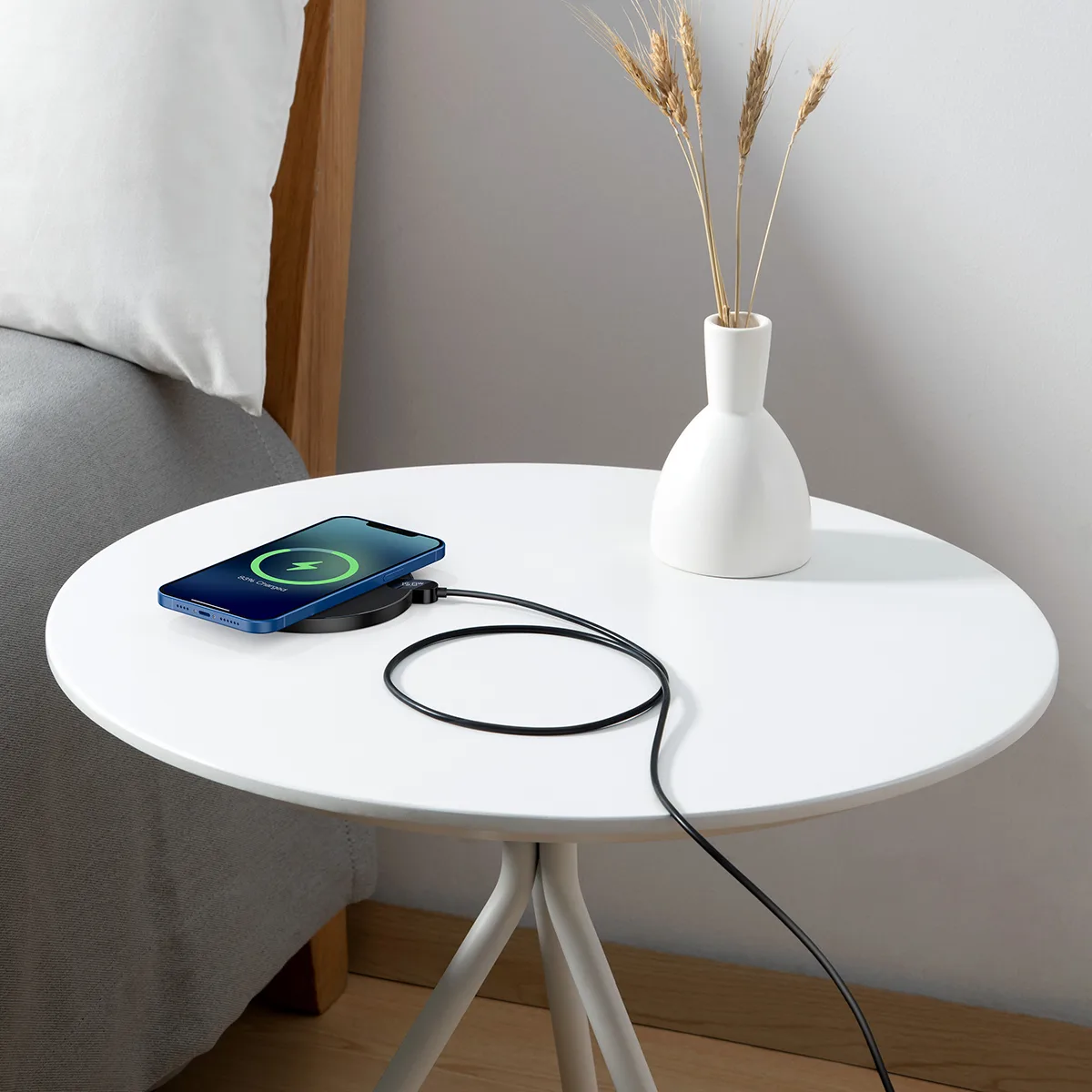 Ładowarka indukcyjna Digital LED Display Gen 2 15W USB-C - czarna 11