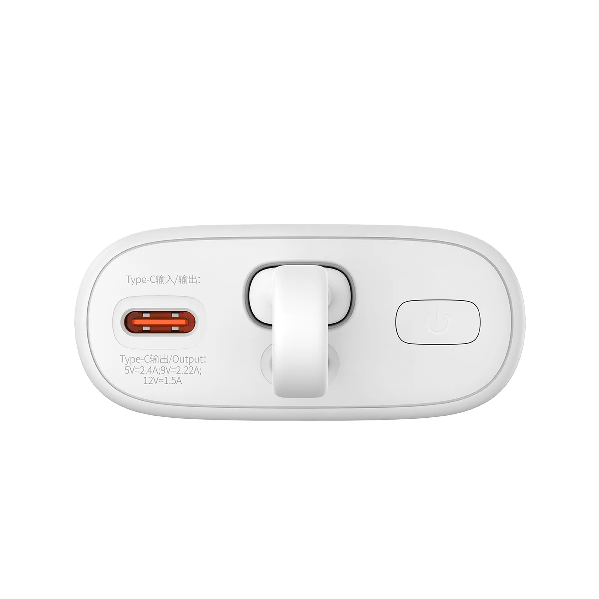 Powerbank Popsicle 5200mAh 20W z kablem Lightning 60W/20V/3A/30cm - biało-zielony 7