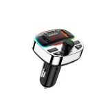 R2PRO+ autós adó 25 W-os PD töltőportokkal, Bluetooth 5.3, RGB – fekete és ezüst
