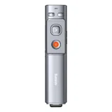 Laserski pokazivač s daljinskim upravljačem za prezentacije do 100 m, 2,4 GHz WiFi, USB-A/C - sivi 3