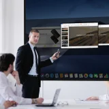 Laserski pokazivač s daljinskim upravljačem za prezentacije do 100 m, 2,4 GHz WiFi, USB-A/C - sivi 9