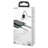 3 az 1-ben USB-C–USB-C / iPhone Lightning / microUSB kábel, 20 W PD, 1,5 m – fekete 8