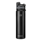 620 ml oceľová termofľaša na bicykel – čierna