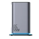 Stacja ładowania ładowarka wieloportowa GaN 65W EU 4x USB-C i 2x USB-A - ciemnoszara 2