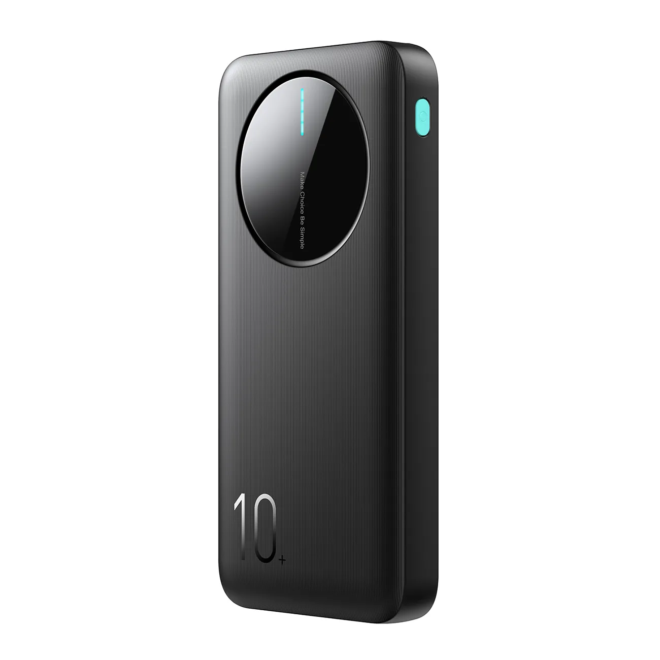JR-PBF12 Power Bank de 10000 mAh, 2,4 A, cu 2 porturi USB-A și 1 port USB-C - negru 3