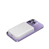 10.000 mAh magnetska power bank s USB-C kabelom od 25 cm - bijela 3
